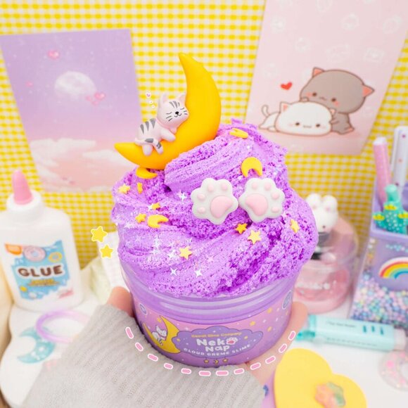 Neko Nap Cloud Creme Slime - Picture 2 of 7
